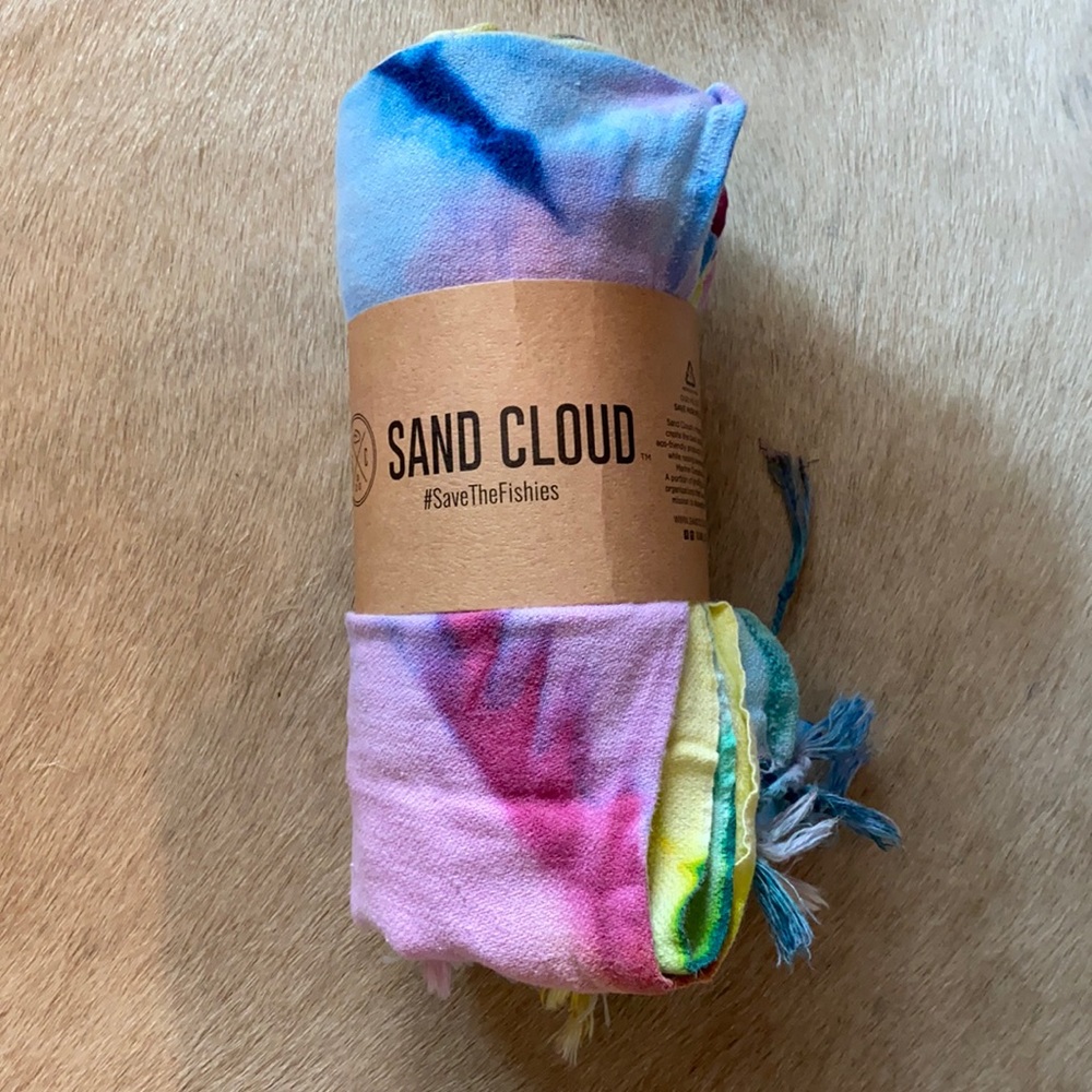 Sand Cloud Wanderlust tie dye towel